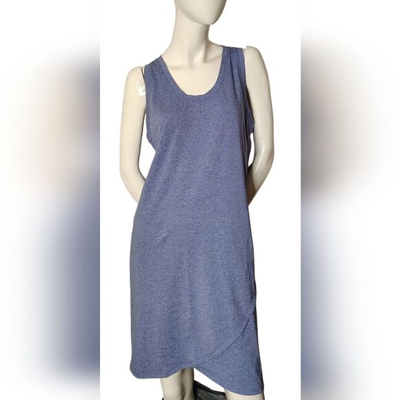 Lole Sleeveless Blue Dress Sz Large - Picture 2 of 9